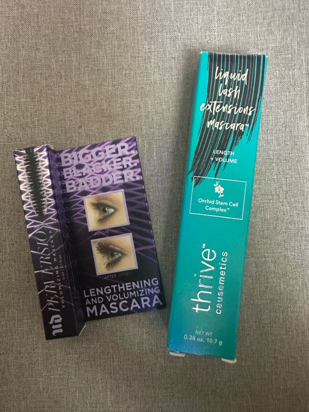 Urban Decay Mascara Duo in Purple and Teal Packaging
